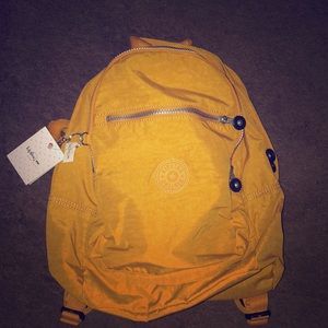 Kipling yellow backpack